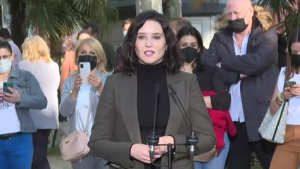 Ayuso: "No contemplo más gobierno que el mío propio"