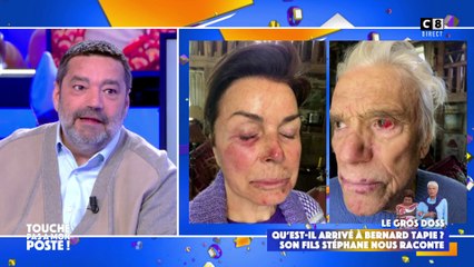 Stéphane Tapie donne des nouvelles de Bernard Tapie et de sa femme dans TPMP
