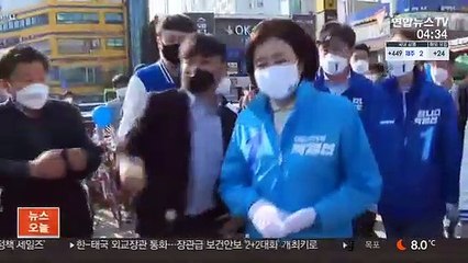 텃밭 서부권 훑은 박영선…"정권 아닌 오세훈 심판"