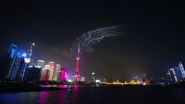 3281 drones dans le ciel pour un spectacle extraordinaire