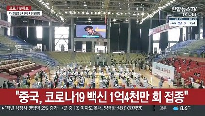 14억 인구 중국, 코로나 백신 1억4천만회 접종