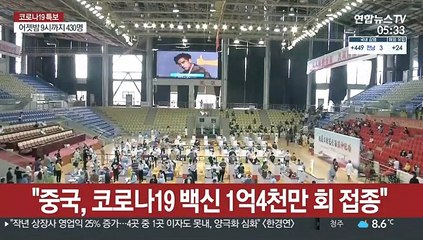 下载视频: 14억 인구 중국, 코로나 백신 1억4천만회 접종