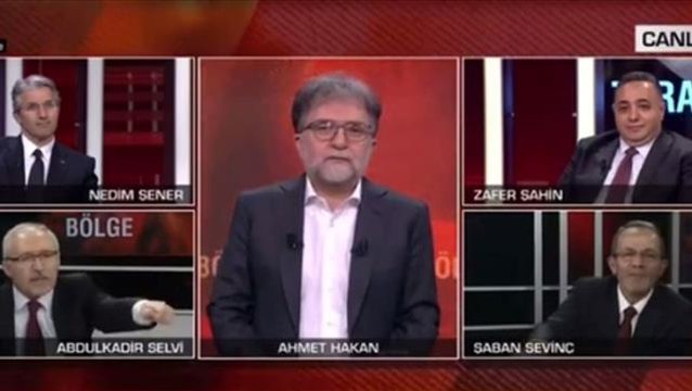Abdulkadir Selvi'yle Şaban Sevinç canlı yayında birbirine girdi, Ahmet Hakan reklama gitmek zorunda kaldı