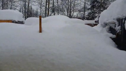 Start of April brings record-breaking snow to Alaska