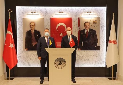 ANKARA-İçişleri Bakanı Soylu ile Bosna-Hersek Güvenlik Bakanı Cikotic bir araya geldi
