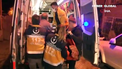 Cinnet geçirip kendini bıçakla yaraladı, arkadaşı gözyaşlarına boğuldu