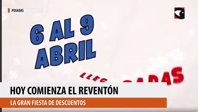 Hoy comienza El Reventón, la gran fiesta de descuentos en los comercios de Posadas