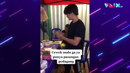 Viral Penjual Nasi Kuning Ganteng Mirip Oppa Korea