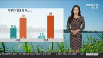 [날씨] 당분간 큰 일교차…오전 중서부 일시 공기 탁해