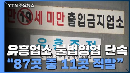 서울 유흥업소 불법영업 합동 단속..."87곳 중 11곳 적발" / YTN