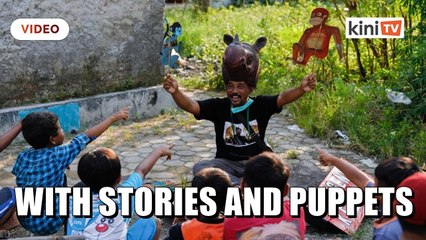 With stories and puppets, environmentalist battles to save Indonesia's mangroves