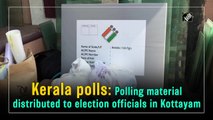 Kerala polls: Polling material distributed to election officials in Kottayam