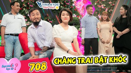 Bạn Muốn Hẹn Hò 708 IMC Quyền Linh làm chàng trai BẬT KHÓC khi NHẮC ĐẾN MẸ, được bạn gái BÙ ĐẮP ngay