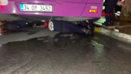 İSTANBUL-ATAŞEHİR'DE YOLUN KARŞISINA GEÇMEK İSTERKEN FECİ ŞEKİLDE CAN VERDİ