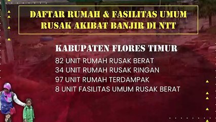 Daftar Fasilitas Umum yang Terdampak Banjir NTT