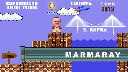 Super Mario, Erdoğan'a uyarlanırsa... İşte Süper Erdoğan!