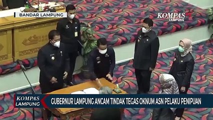Gubernur Lampung Ancam Tindak Tegas Oknum ASN Pelaku Penipuan