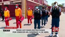Más 90 000 policías garantizarán la seguridad en locales de votación de todo el Perú