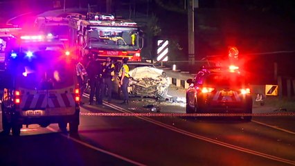 Police search for two men after multiple Sydney crashes