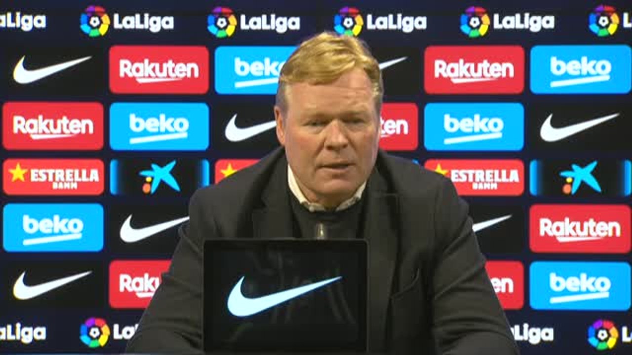 Koeman: "Si era penalti, hemos tenido suerte"