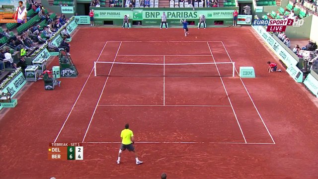 Juan Martin del Potro vs Thomas Berdych 2012 French Open 4R Highlights