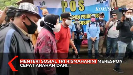 Gerak Cepat, Mensos Tri Risma Salurkan Bantuan ke Korban Banjir Bandang di Bima, NTB