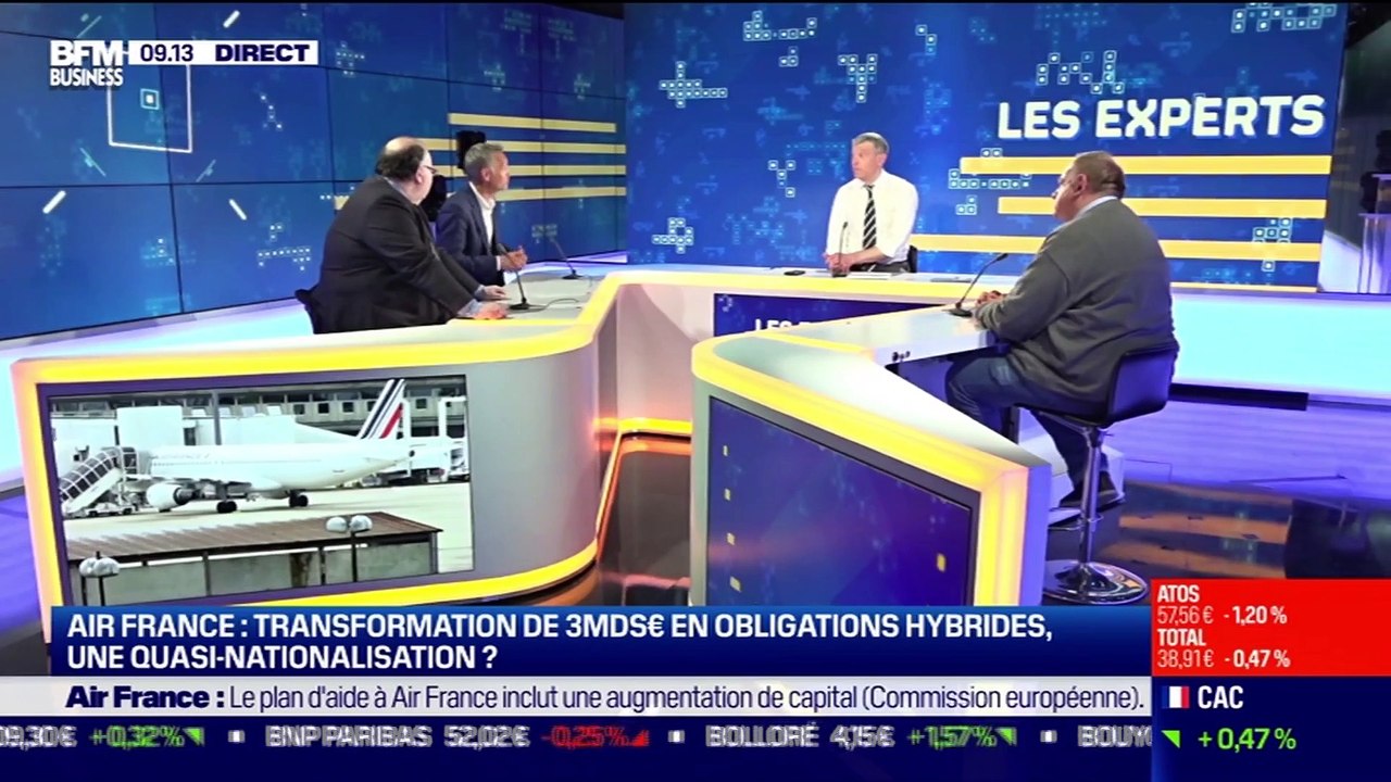 Les Experts : Transformation des aides octroyés à Air France en obligation hybride, une quasi-nationalisation ? - 06/04
