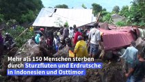 Mehr als hundert Tote durch Sturzfluten in Indonesien und Osttimor