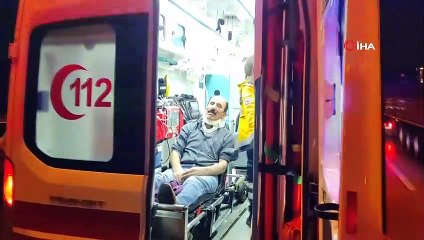 Yasak yerden dönmeye çalıştı, kaza kaçınılmaz oldu: 1 yaralı