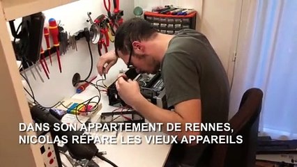A Rennes, Nicolas redonne vie aux vieux appareils