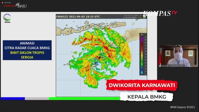 Kepala BMKG: Siklon Seroja di NTT Tidak Lazim, Baru Pertama Kali Masuk Daratan