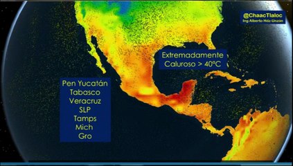 Clima de hoy lunes: Extremadamente caluroso con temperaturas arriba de 40°C