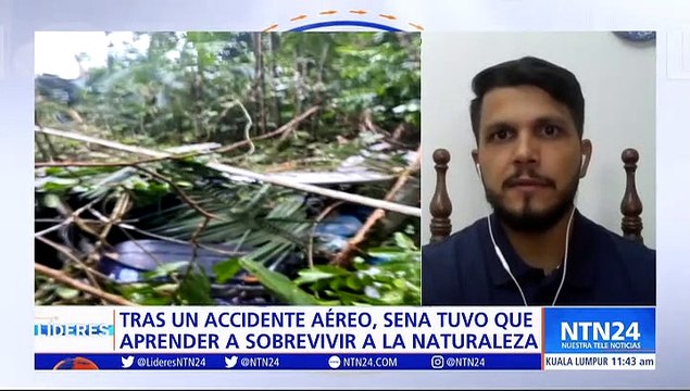 Líderes de NTN24 entrevista a Antonio Sena