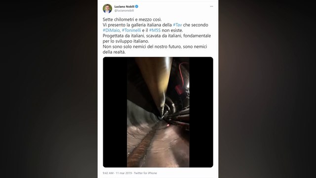 Luciano Nobili presenta: Il Tunnel della Tav Italiana.