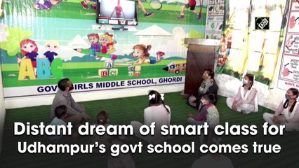 Distant dream of smart class for Udhampur’s government school comes true