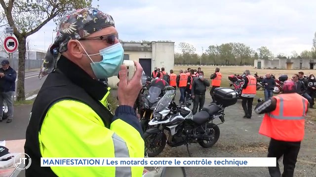 MANIFESTATION / Les motards contre le contrôle technique