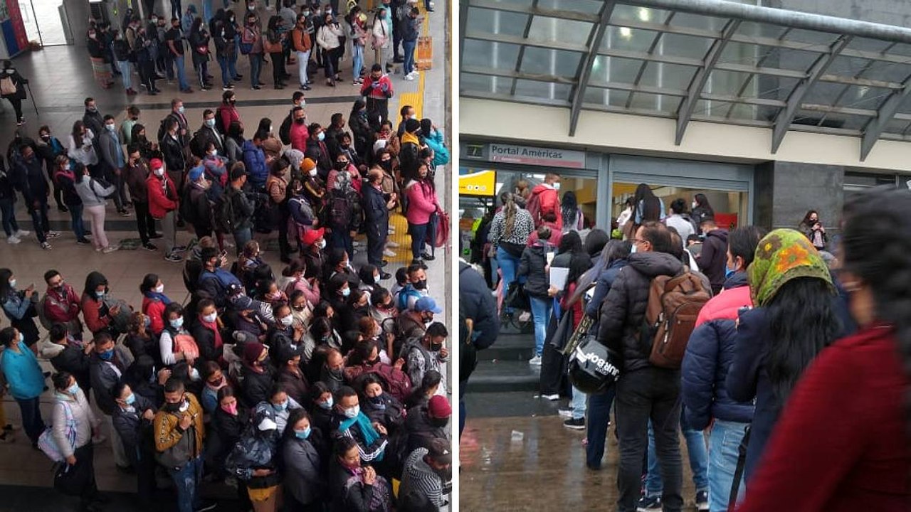 Empleados fueron obligados a ir a trabajar: Claudia López por aglomeraciones en Transmilenio