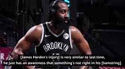 Harden return cut short with hamstring injury