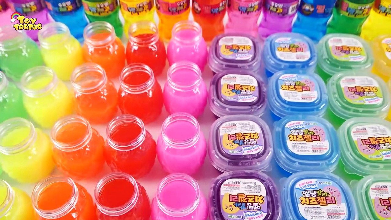 Satisfying Video L Mixing All My Slime Smoothie L How To Make Slime Pool L Slime Asmr #2 #Toytoctoc