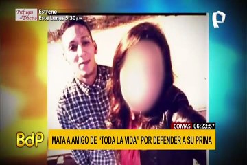 Comas: sujeto usa tres cuchillos para asesinar a su amigo de barrio