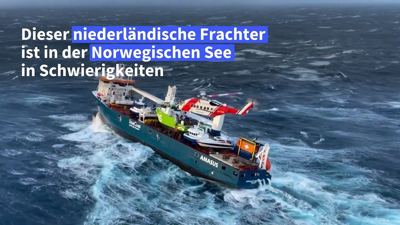 Dramatische Rettungsaktion im Meer vor Norwegen