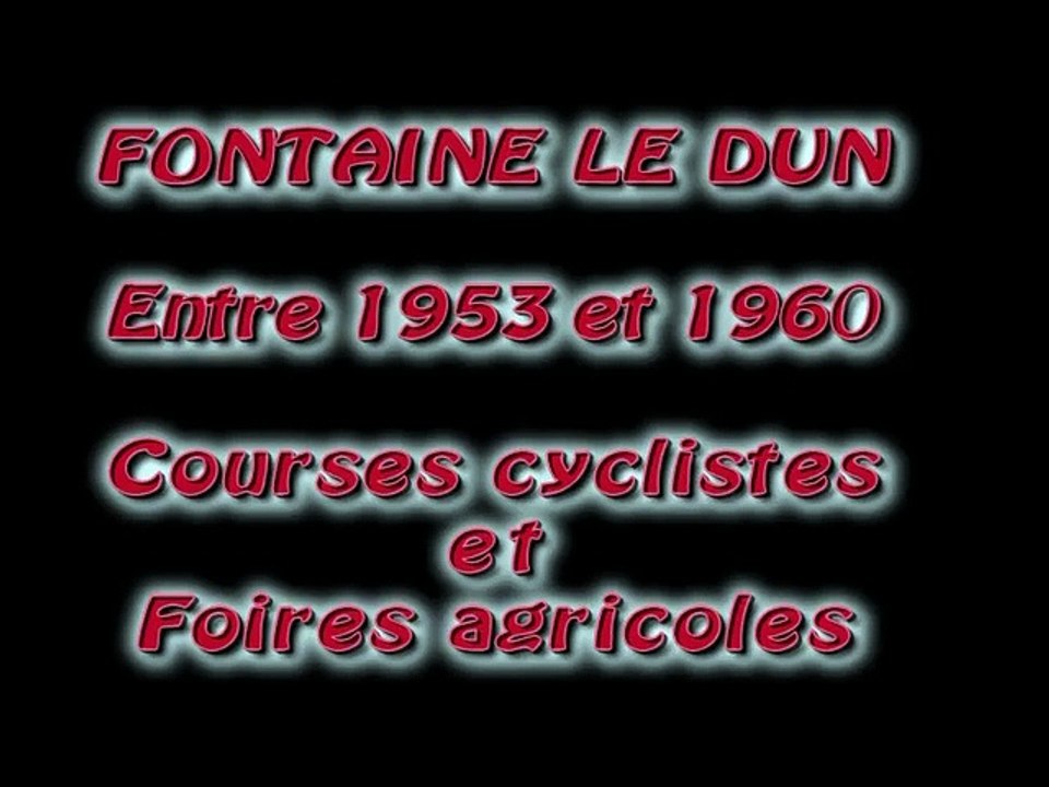Courses cyclistes et Foires agricoles
