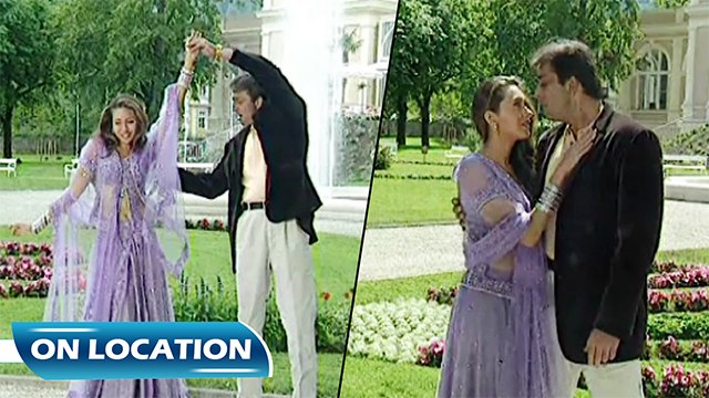 Chal Mere Bhai On Location | Sanjay Dutt | Karishma Kapoor | Salman Khan | Flashback Video