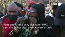 DMX’s family hold vigil outside hospital, as rapper in critical condition