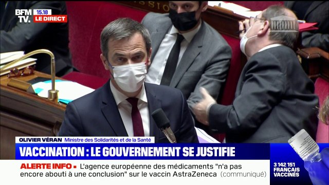 Olivier Véran : Nous recevons 12 millions de doses de vaccins en avril