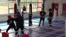 KASTAMONU - Genç Kadınlar Boks Milli Takımı, Dünya Şampiyonası hazırlıklarını sürdürüyor
