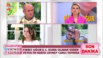 Fikret Uğur'a 3. Kuma olarak giden Veysel'in karısı Zeynep canlı yayında...