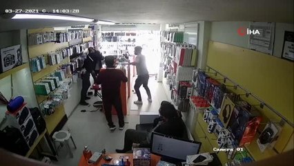 Erkek kardeşlerden enişteye öldüresiye darp kamerada