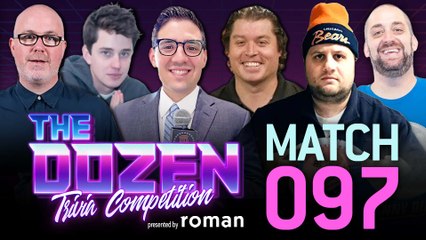 Trivia Tournament Push Begins As Fan-Favorite Team Ziti On Brink Of Elimination (The Dozen pres. by Roman: Episode 097)