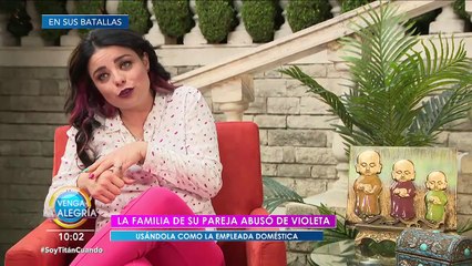 Violeta Isfel dejó al padre de su hijo porque intentó pegarle. | Venga La Alegría